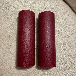Root Timberland Burgundy 3x9 Pillar Candles